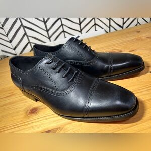 Men's Dress Shoes Oxford Formal Modern Leather Shoes for Men ALIPASINM Size 8